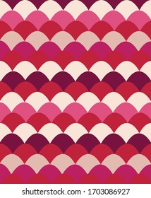 Retro Geometric Print,Seamless Pattern, Vector sketch