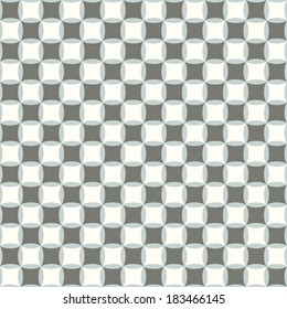 retro geometric quadrate seamless pattern. eps 10