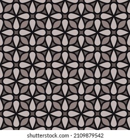 Fondo retro geométrico sin soldadura en color blanco y negro. Patrón de inclinación del vector.