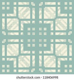 retro geometric seamless pattern