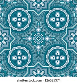 Retro geometric seamless pattern