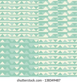 retro geometric seamless pattern