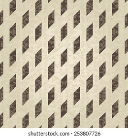 retro geometric seamless pattern