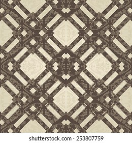 retro geometric seamless pattern