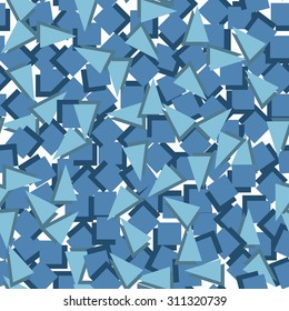 Retro geometric seamless pattern.