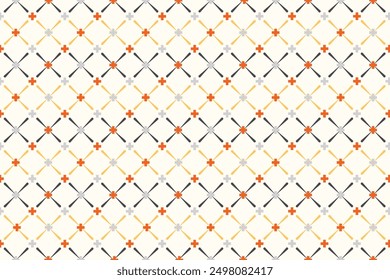 Retro Geometric seamless pattern Background
