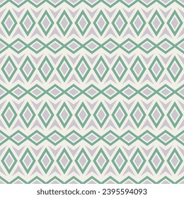 Retro geometric seamless pattern vector image