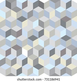 Retro Geometric seamless pattern.Colorful mosaic banner.Geometric hipster retro background.Pattern for fabric, background, textile, wrapping paper and other decoration.Vector illustration