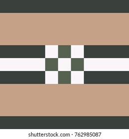 Retro geometric seamless tile vector design for the edges.