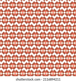 Retro Geometric Squares Psychedelic Seamless Pattern Trendy Fashion Colors Chic Color Combinations Perfect for Allover Fabric Print or Wrapping Paper Amber Brown Tones