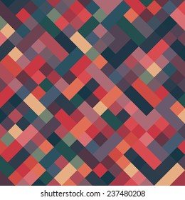 A retro geometric style vector background