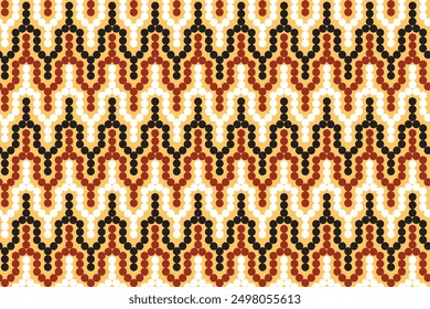 Retro geometric texture seamless pattern