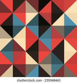 A retro geometric vector pattern