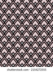 Retro geometric wallpaper inspired vector seamless pattern