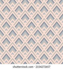 Vector de papel de pared geométrico retro sin fisuras en tonos pastel