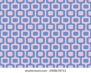 RETRO GEOMETRICAL ALL OVER PRINT SEAMLESS PATTERN VECTOR ILLUSTRATION