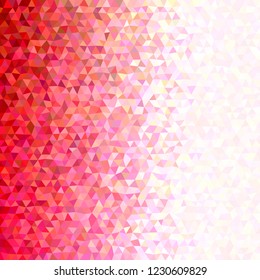 Retro geometrical gradient regular triangle background - vector design
