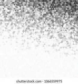 Retro geometrical regular triangle background - vector illustration