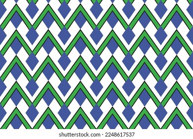 RETRO GEOMETRICAL SEAMLESS PATTERN VECTOR