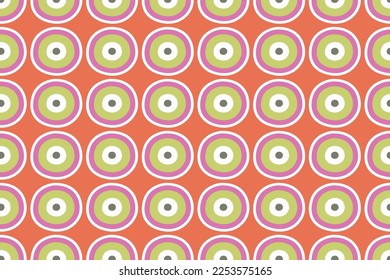 RETRO GEOMETRICAL SEAMLESS PATTERN VECTOR