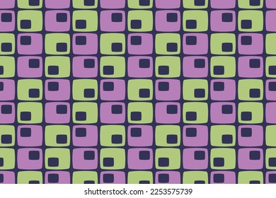 VECTOR DE PATRÓN DE SEAMLLA GEOMÉTRICA RETRO