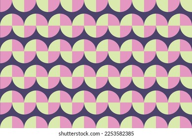 RETRO GEOMETRICAL SEAMLESS PATTERN VECTOR