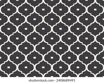 RETRO GEOMETRICAL SEAMLESS PATTERN VECTOR