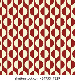 Retro Geometry seamless pattern ornament