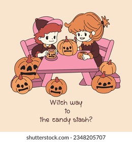 Retro Ghost Halloween t-shirt design. Cute cartoon. vintage vector illustration