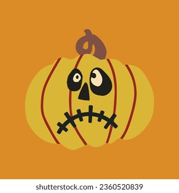 Retro Ghost Halloween t-shirt design. Cute cartoon. vintage vector illustration