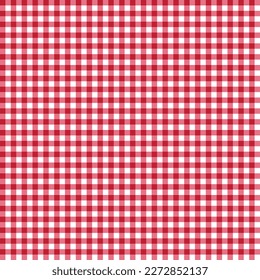 Retro Gingham Plaid Seamless Pattern - Cute gingham plaid repeating pattern design