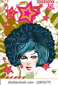 retro girl