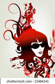 retro girl