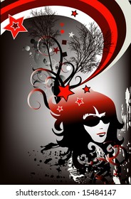 retro girl