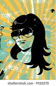 retro girl