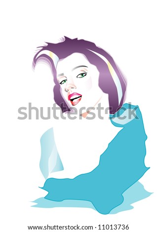 retro girl