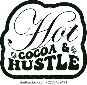 Retro Girl Boss Christmas T-shirt Design