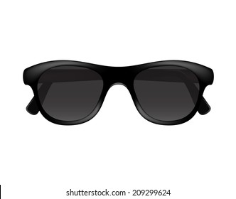 Retro glasses in dark design