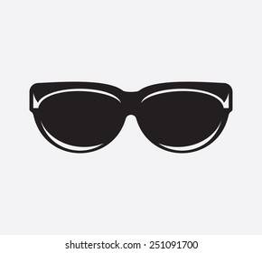 Retro glasses icon