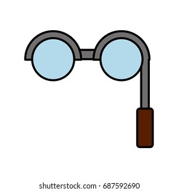 retro glasses icon