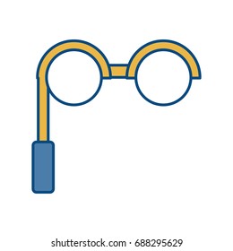 retro glasses icon