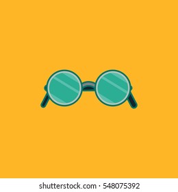Retro Glasses Icon Design Vector.