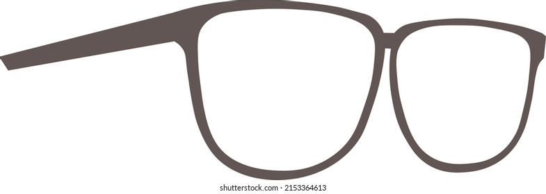 Retro Glasses. NFTs eyes traits variation for any character. Accessories  parts drawing illustration. Which can be used as accessories, traits, assets, could be placed on any face character.