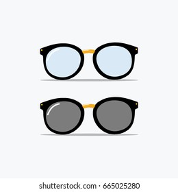 Retro Glasses and Sunglasses