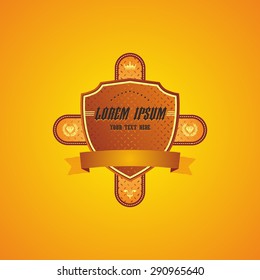retro gold exclusive label