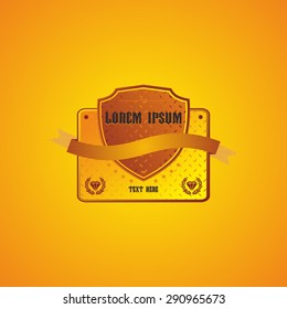 retro gold exclusive label