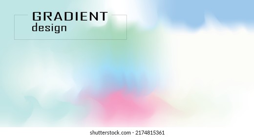 retro gradient background with smooth color