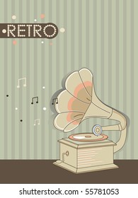 retro gramophone