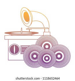 retro gramophone design