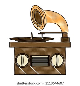 retro gramophone icon